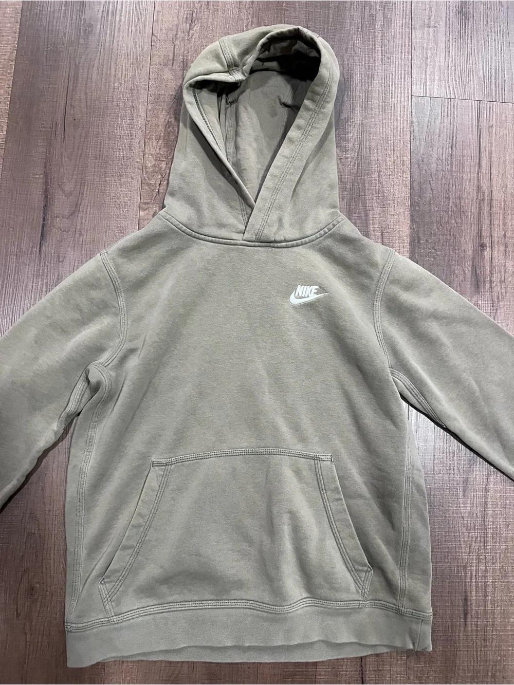 Nike Boys Hoodie Sweatshirt, Size Large Green - Picture 1 of 9